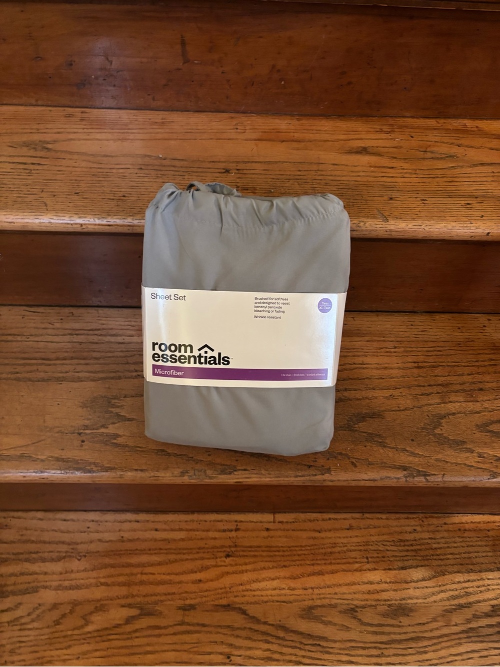 Room Essentials Microfiber Sheet Set - Light Gray